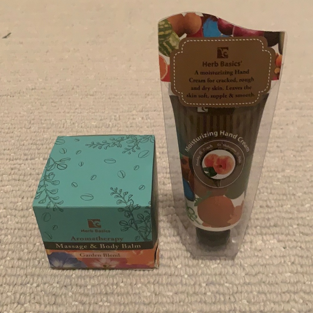Lotion and massage balm set